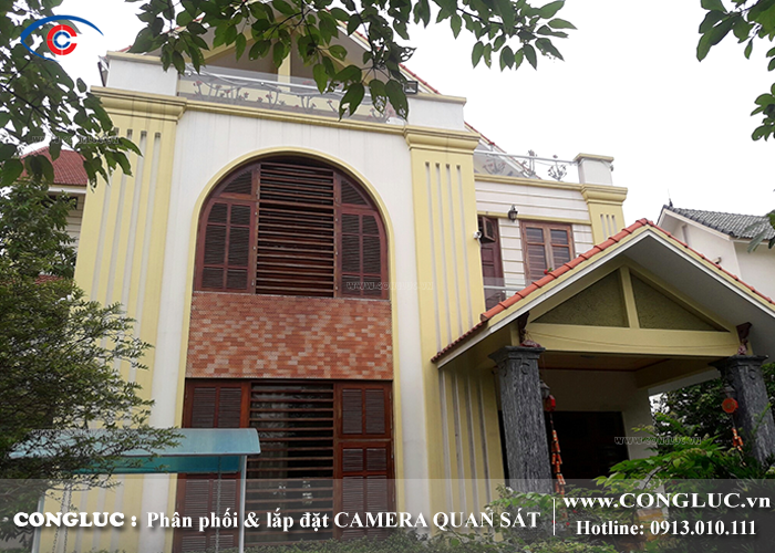 Lắp camera giám sát an ninh nhà biệt thự tại Hải Dương