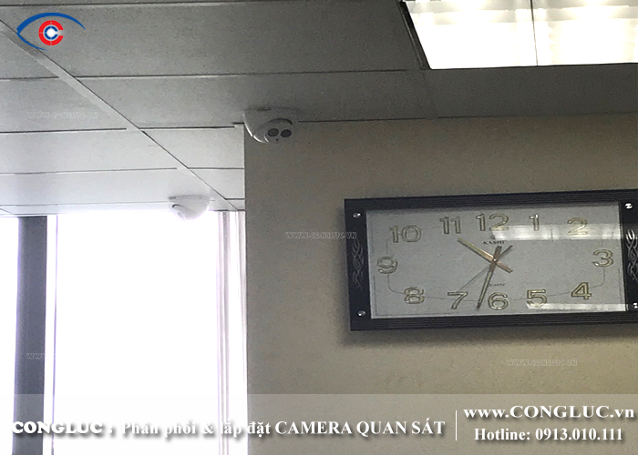 Lắp đặt camera quan sát công ty bảo hiểm Bảo Long Hải Phòng