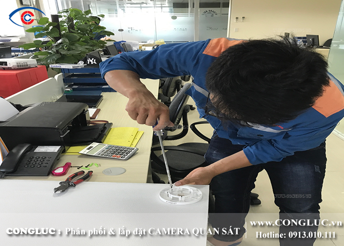 Lắp đặt camera quan sát cho công ty bảo hiểm Bảo Long tại Hải Phòng