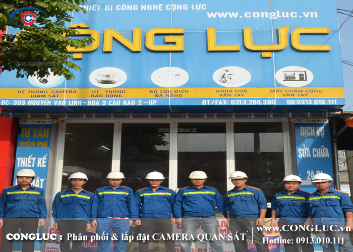 Camera Cộng Lực nhà thầu cung cấp và lắp đặt hệ thống camera quan sát cho công ty Bảo Hiểm Bảo Long