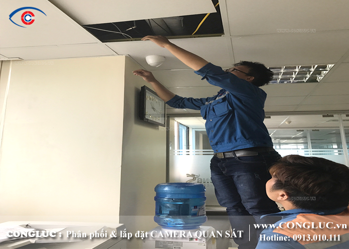 Thi công hệ thống camera quan sát tại Công ty bảo hiểm bảo long hải phòng