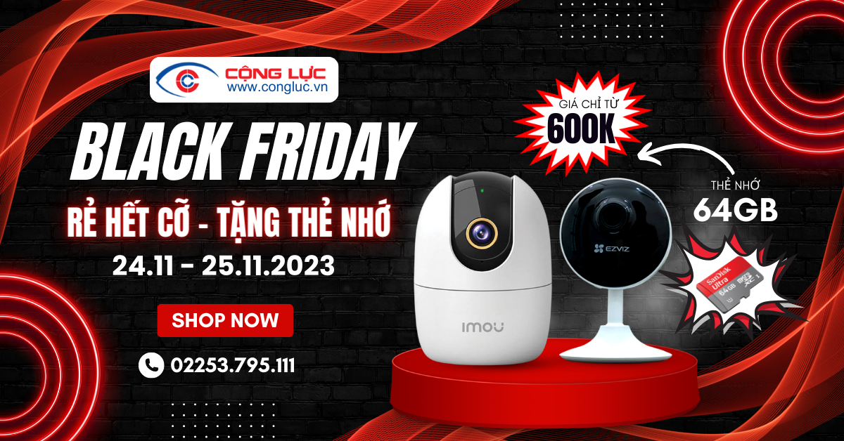 khuyến mãi camera wifi black friday 2023