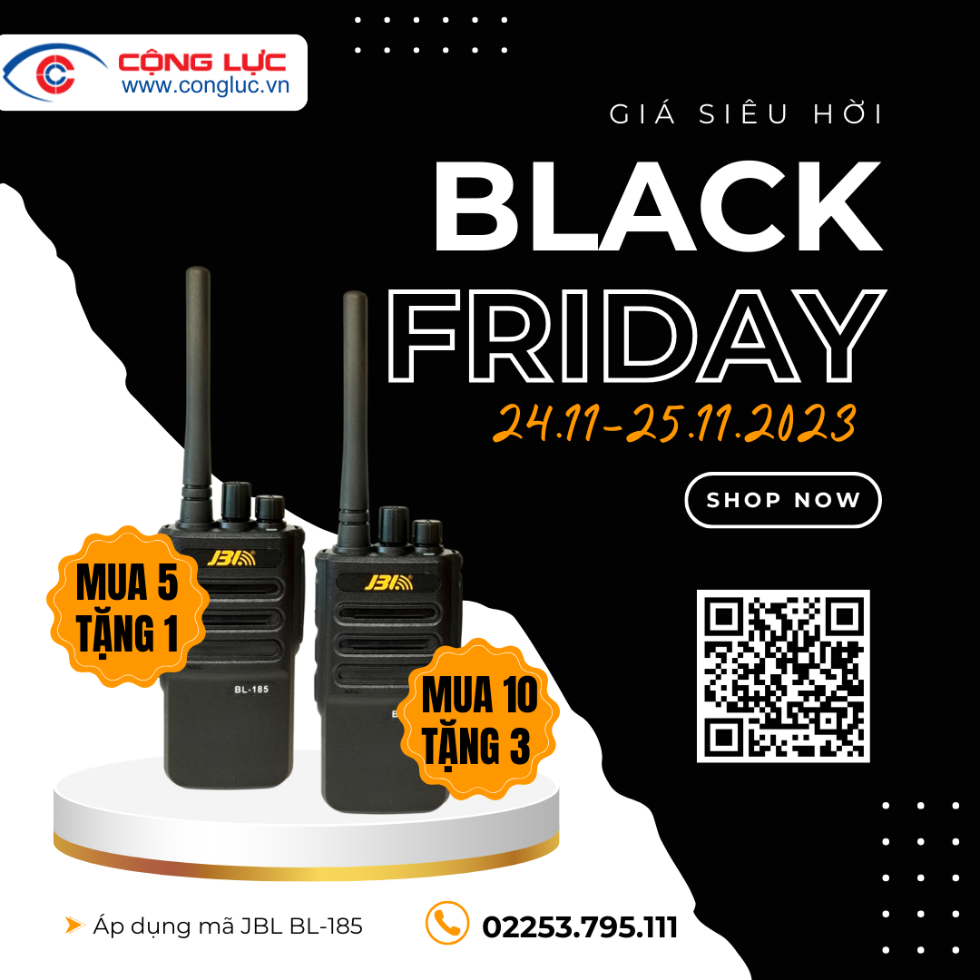 khuyến mại máy bộ đàm black friday 2023