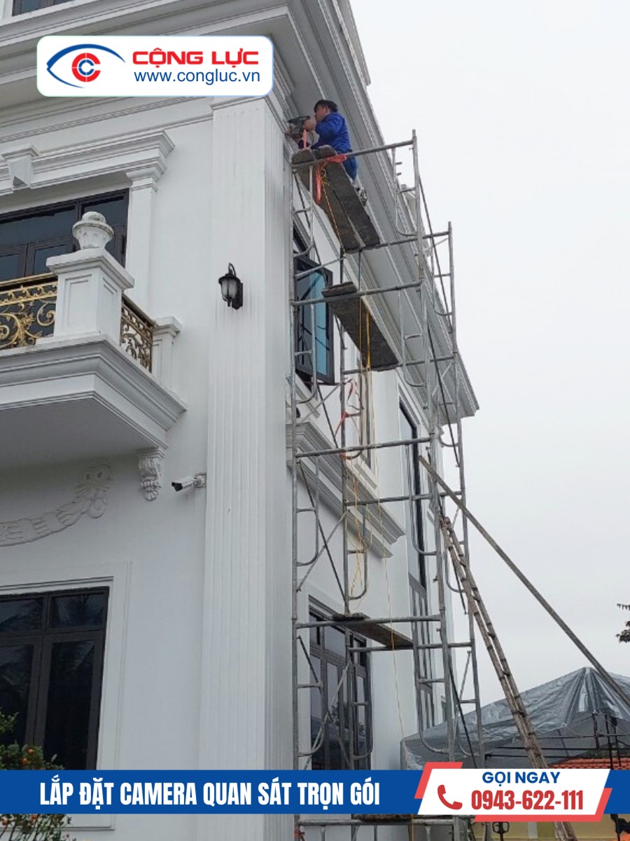 thi công hệ thống camera giám sát nhà riêng tại tiền hải thái bình
