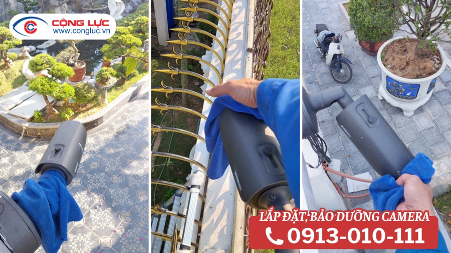lắp camera cho nhà biệt thự tại tỉnh hưng yên