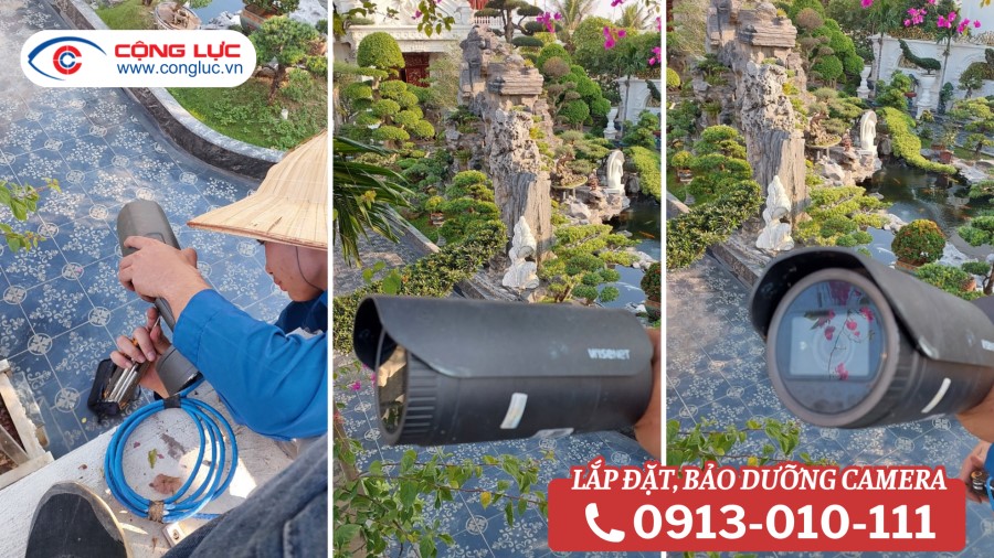 Lắp đặt camera quan sát nhà biệt thự tỉnh hưng yên