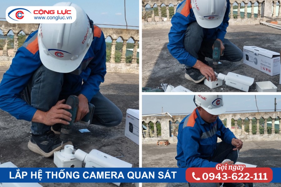 lắp đặt hệ thống camera cho công ty hương giang tại đường ngô quyền hải phòng