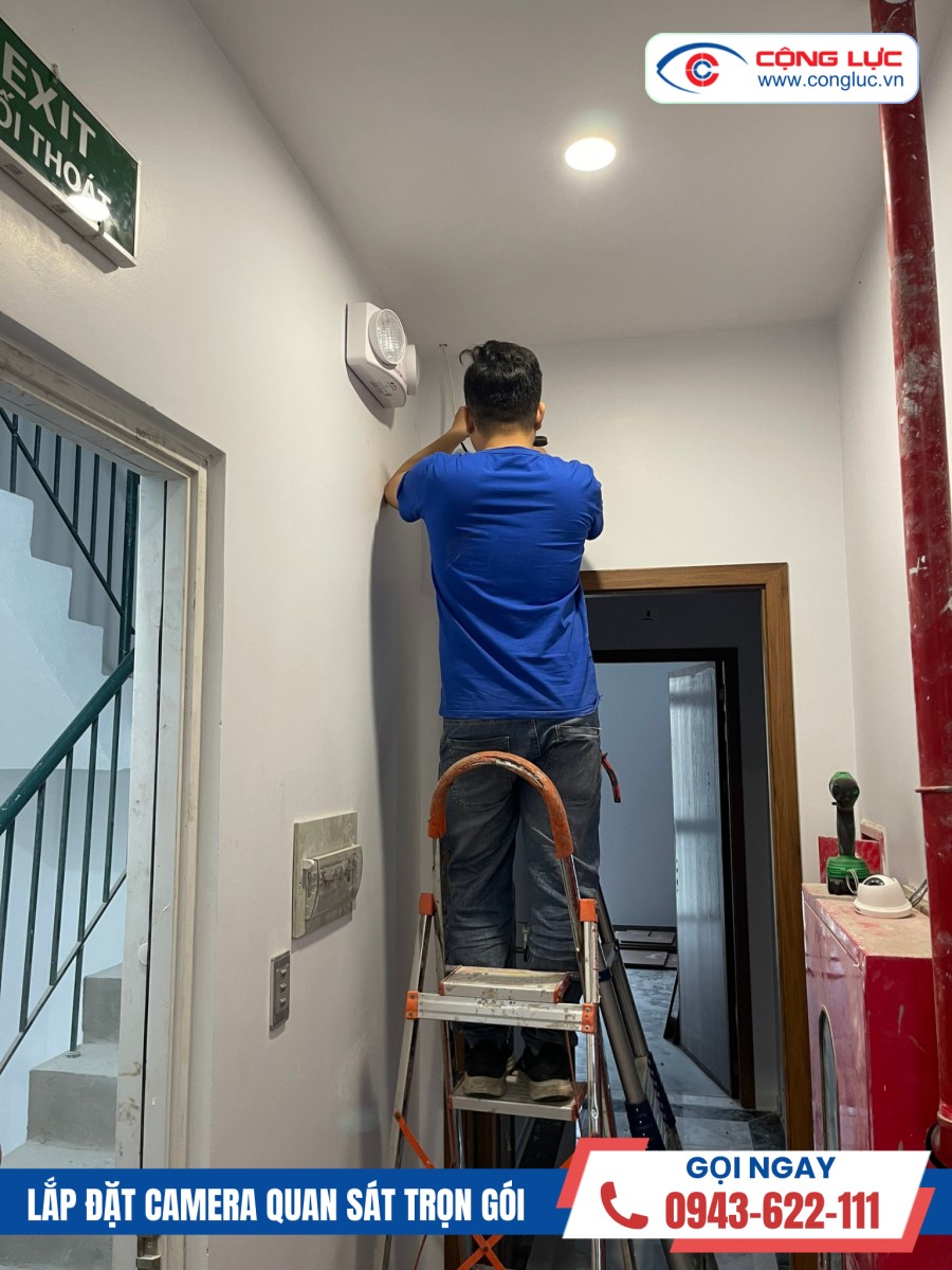 camera cộng lực thi công camera quan sát tại khách sạn đồi rồng, đồ sơn, hải phòng