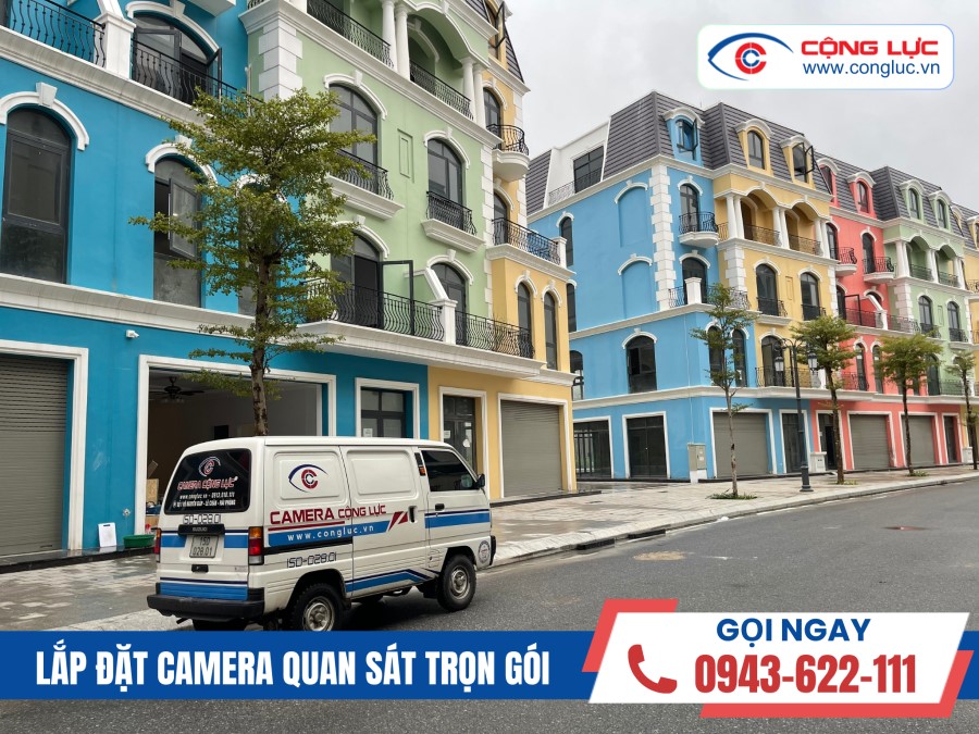 Cộng Lực thi công hệ thống mạng, camera quan sát khu du lịch quốc tế đồi rồng, đồ sơn hải phòng