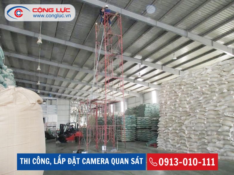 lắp đặt hệ thống camera cho công ty iia kcn đình vũ hải phòng