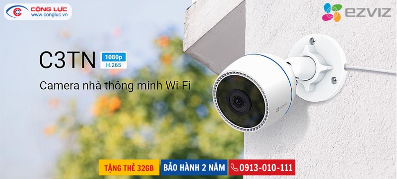 bán camera wifi ezviz c3tn 2mp chính hãng giá rẻ nhất tại hải phòng