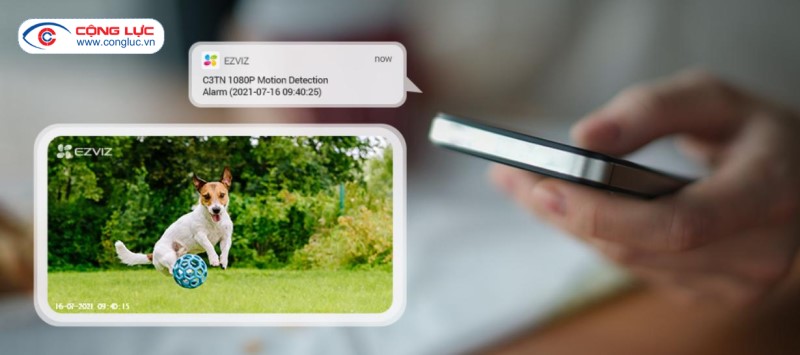 camera wifi ezviz c3tn 3mp phát hiện chuyển động thông minh