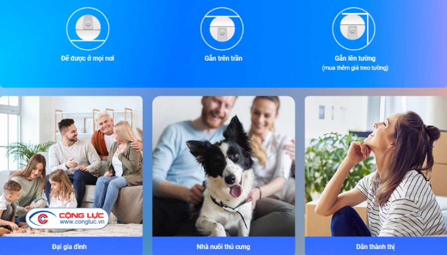 camera cộng lực bán camera wifi ezivz e6 3k 5mp chính hãng giá rẻ nhất hải phòng
