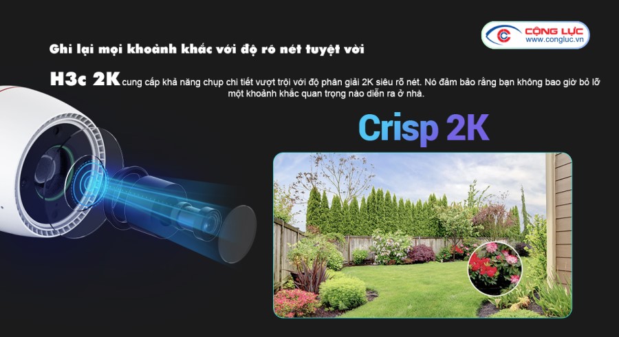 camera wifi ezviz h3c 3mp ghi lại mọi khoảnh khắc