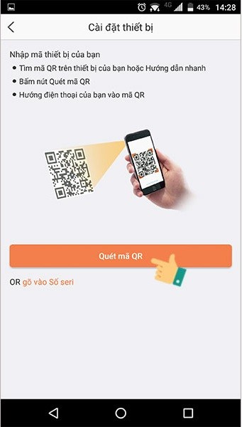 cài đặt xem camera wifi ezviz trên di động