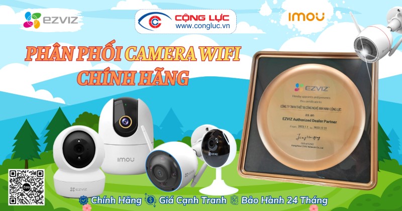 phân phối camera wifi ezviz chính hãng số 1 Hải Phòng