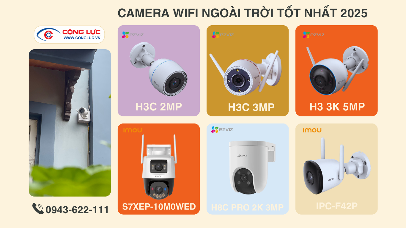 camera wifi ngoài trời tốt nhất 2025