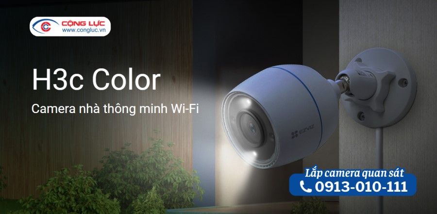 camera wifi ezviz h3c 2mp ghi hình ban đêm có màu