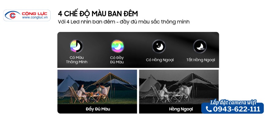 CAMERA WIFI IMOU CRUISER DUAL 6MP IPC-S7XP-6M0WED hiển thị rõ ràng trong đêm tối