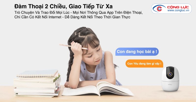 camera ip wifi imou 4mp IPC-A42P đàm thoại 2 chiều thông minh