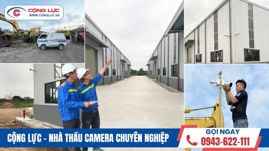 Cộng Lực nhà thầu thi công hệ thống camera chuyên nghiệp ở Hải Phòng