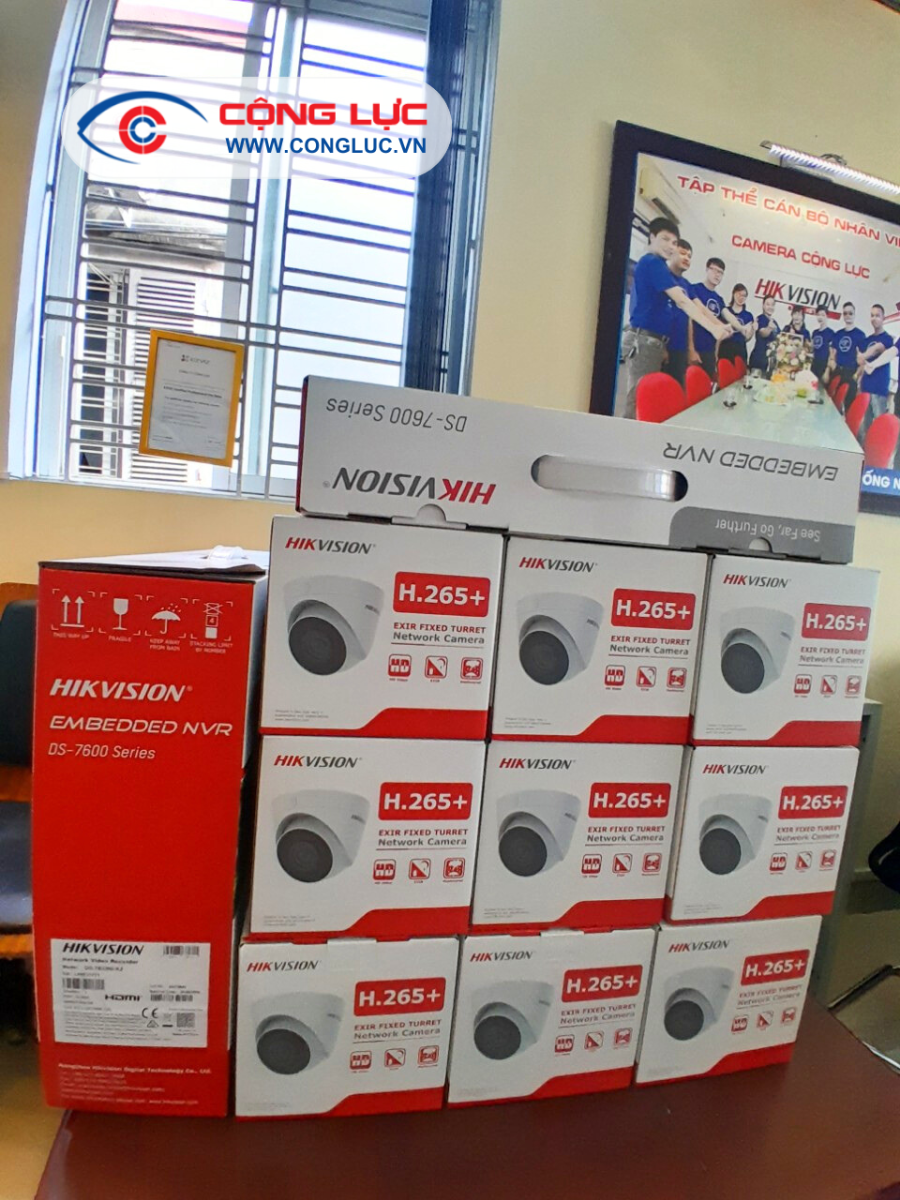cung cấp lắp camera quan sát chính hãng Hikvision giá tốt cho nhà xưởng