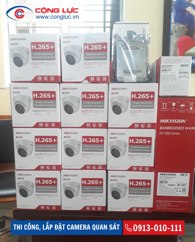 Cung cấp vật tư lắp đặt camera giá tốt nhất Hải Phòng