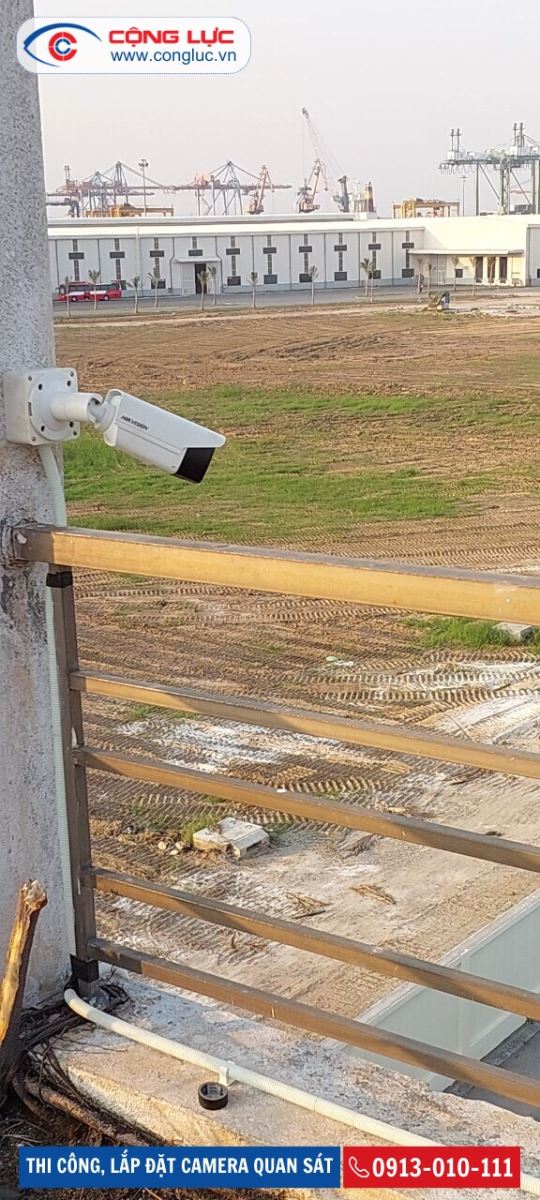 lắp camera ở công ty khí F.A khu công nghiệp Đình Vũ Hải Phòng