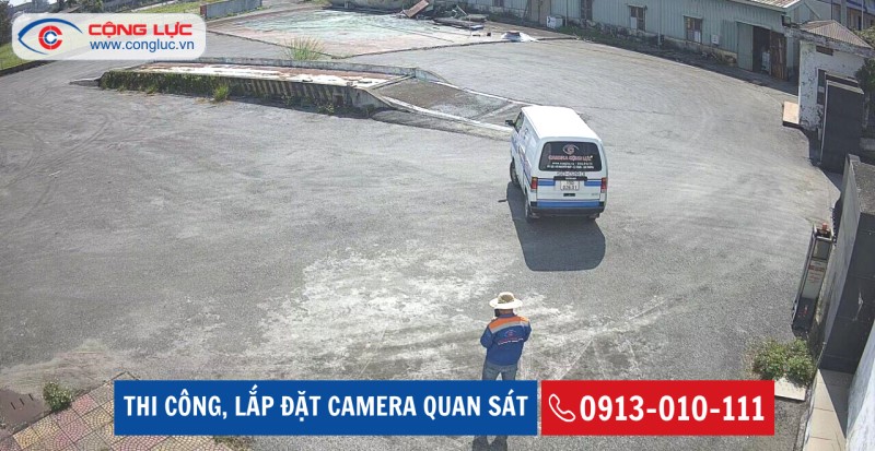 lắp hệ thống camera quan sát nhà máy Khí F.A tại kcn đình vũ Hải Phòng
