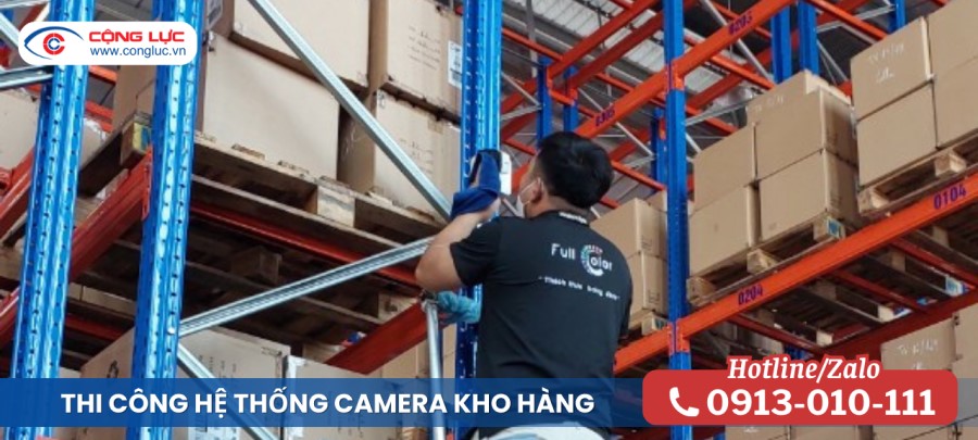lắp đặt camera an ninh kho hàng nam phát hải phòng