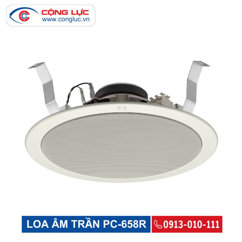 lắp đặt loa gắn trần loại móc treo PC-658R cho siêu thị konni39 tại quảng ninh