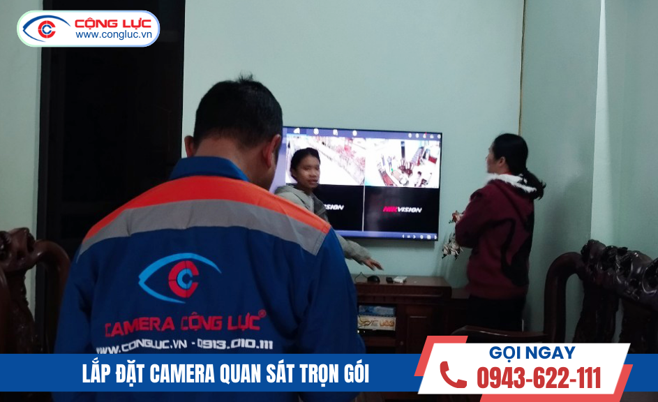 Lắp đặt camera quan sát trọn gói giá rẻ