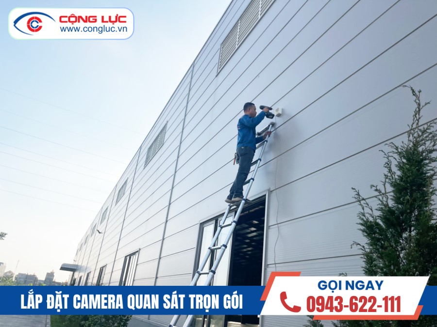 Lắp đặt camera quan sát nhà xưởng tại Hải Phòng