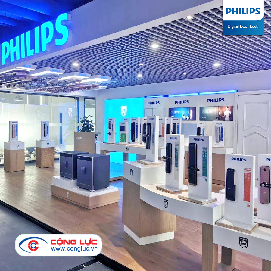 cộng lực phân phối lắp đặt khoá thông minh philips chính hãng giá rẻ nhất hải phòng