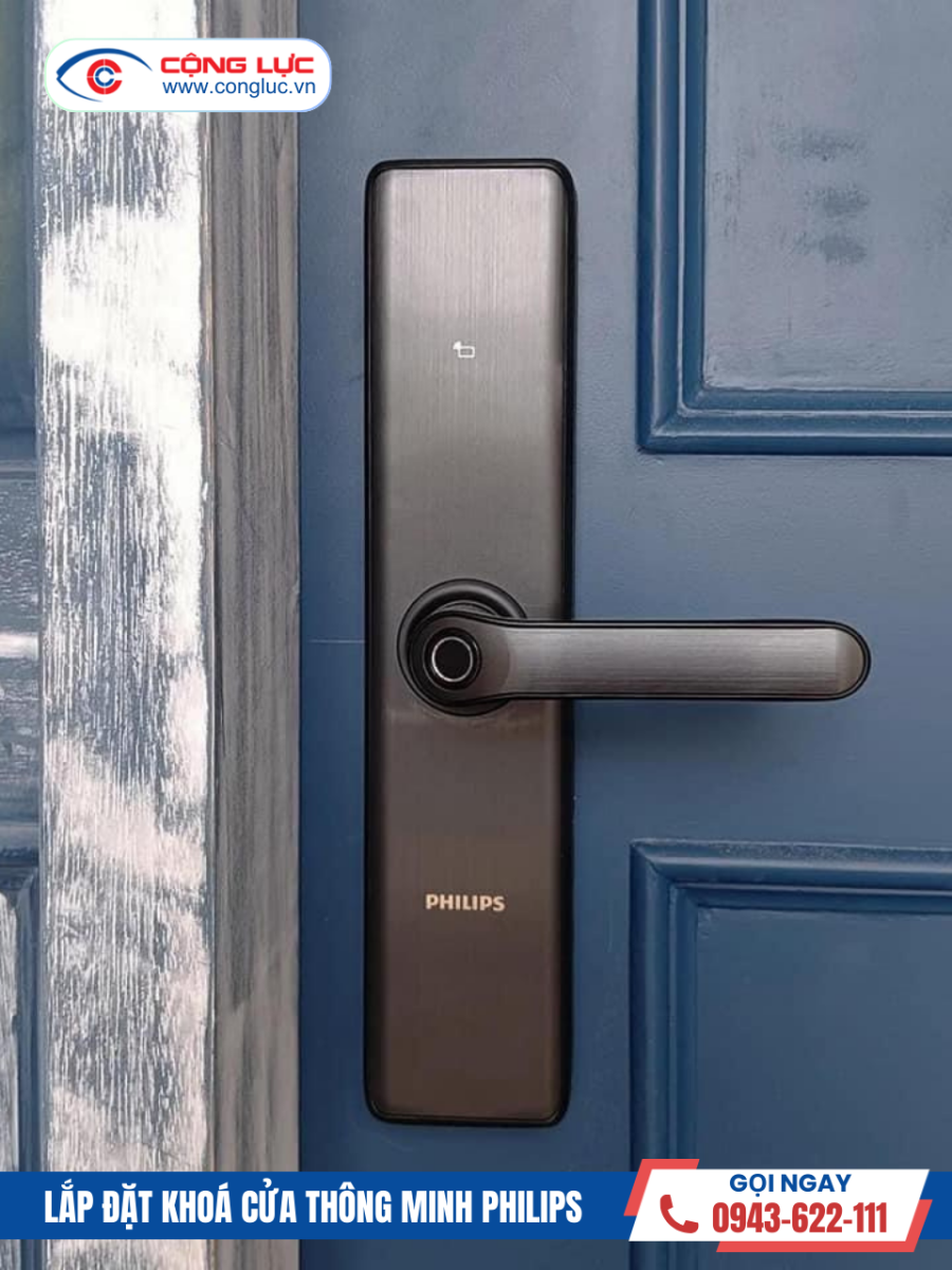 khoá cửa philips an toàn tiện nghi hiện đại sang trong