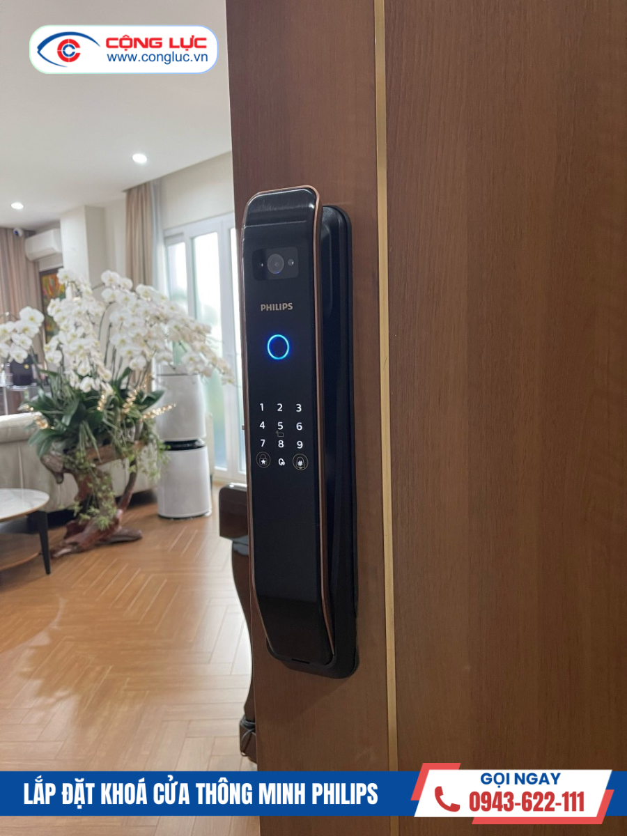 khoá cửa vân tay điện tử philips chính hãng giá tốt nhất hải phòng