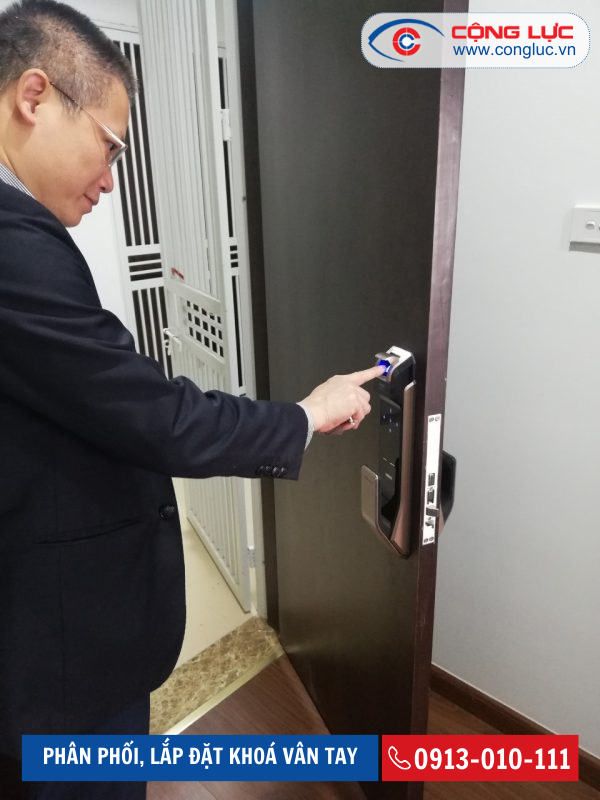 Lắp đặt khoá vân tay tốt nhất tại hải phòng