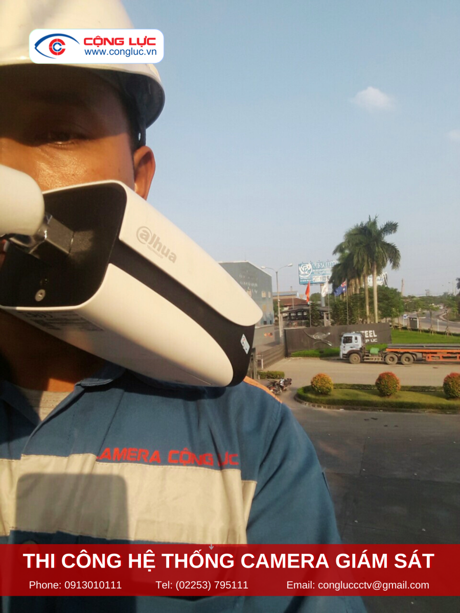 thi công lắp camera chuyên nghiệp tại kcn amata sông khoai