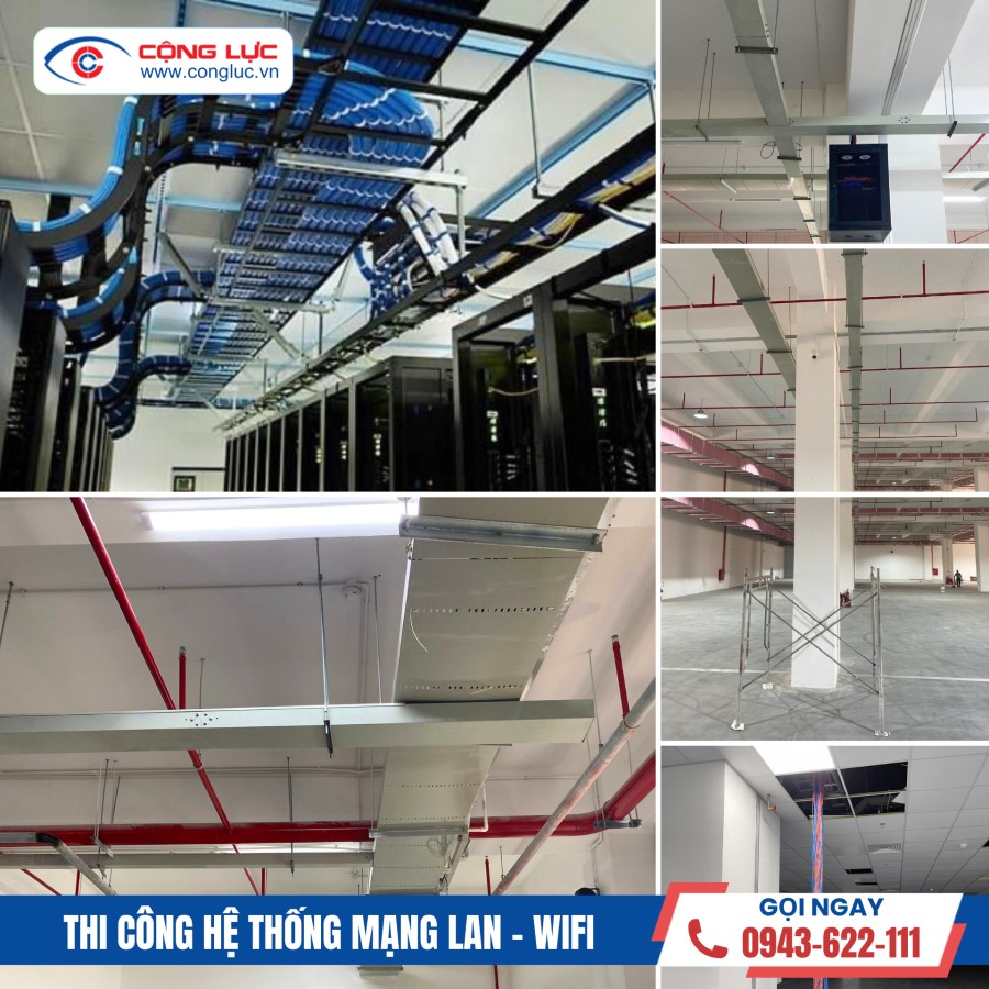 cộng lực thi công hệ thống dây chạy trên máng cáp tại kcn CẦU NGHÌN THÁI BÌNH