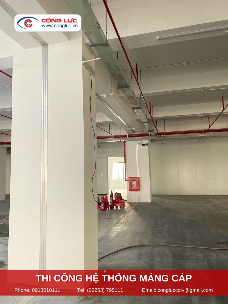 lắp đặt hệ thống máng cáp mạng chuyên nghiệp