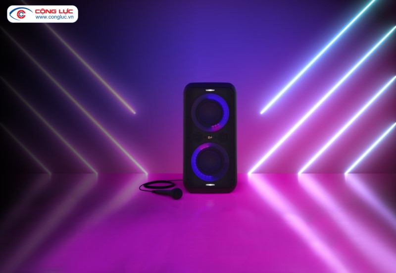 Loa Bluetooth KLIPSCH GIG XXL hiệu ứng đèn led, chuyển màu theo nhạc