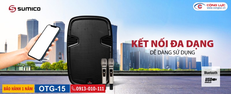 bán loa karaoke sumico on the go otg 15 giá rẻ tại hải phòng