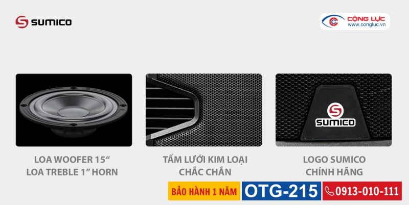 bán loa di động sumico on the go otg 215 chính hãng tại hải phòng