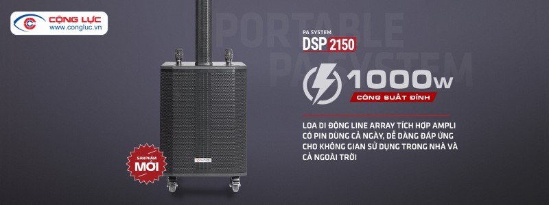 Loa Biểu Diễn Di Động Sumico DSP2150 công suất cao 1000w