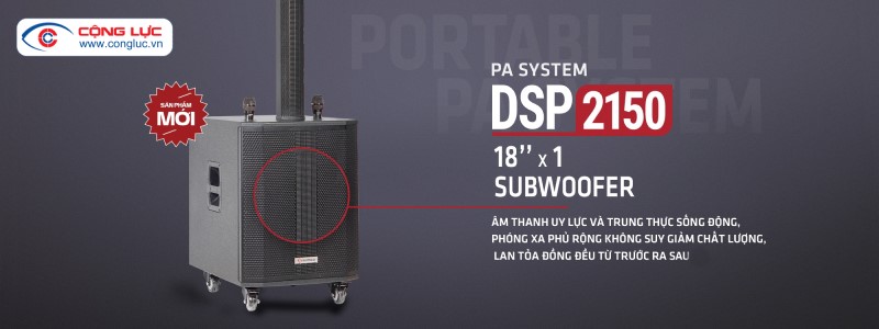 Loa Biểu Diễn Di Động Sumico DSP2150 bánh xe di chuyển tiện lợi