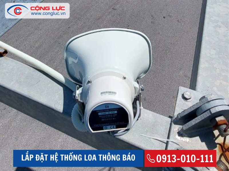 lắp đặt hệ thống loa thông báo chuyên nghiệp tại hải phòng