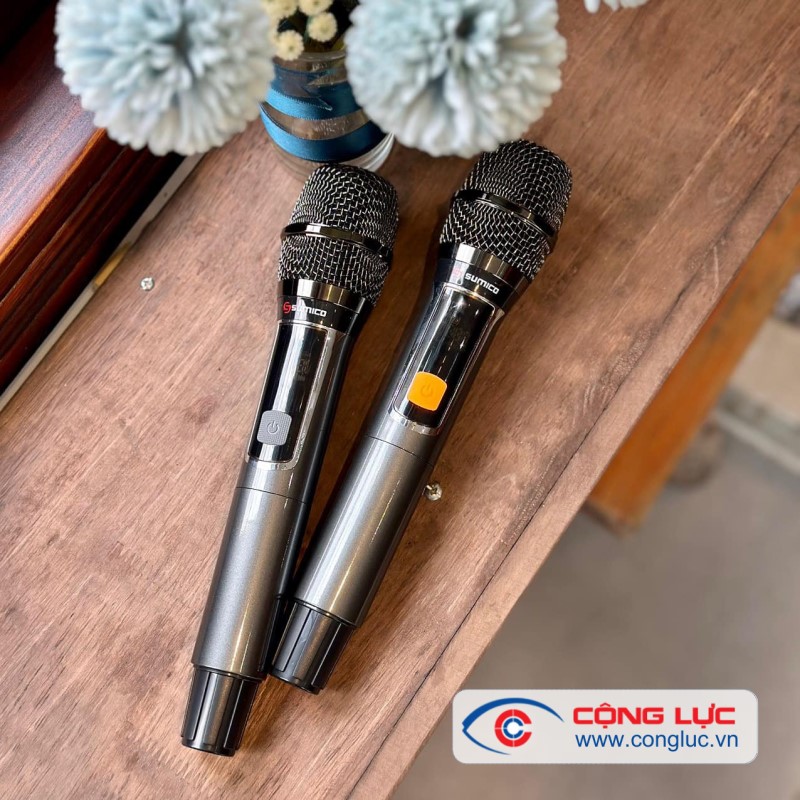 loa sumico tặng kèm 2 mic hát karaoke cực chất