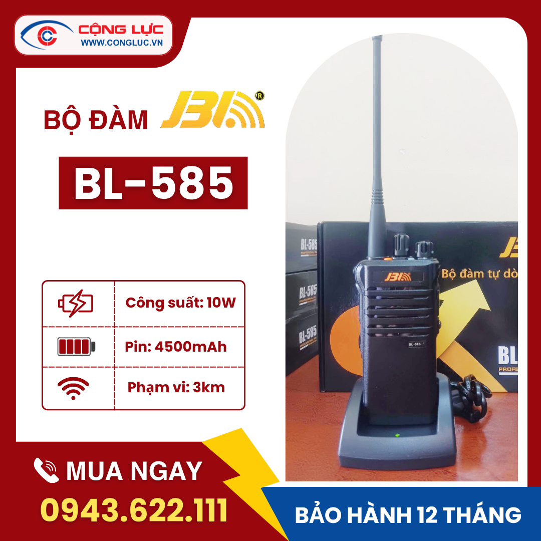 bán máy bộ đàm tự dò tần số JBL BL-585 chính hãng, giá rẻ tại Hải Phòng