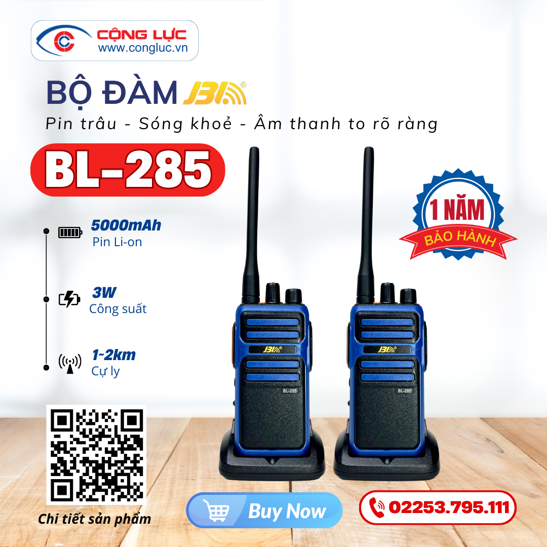 bán máy bộ đàm jbl bl-285 giá rẻ nhất hải phòng