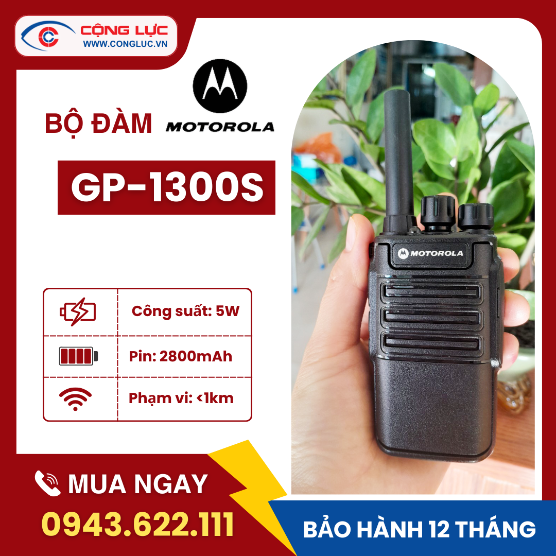 Bán máy bộ đàm cầm tay Motorola GP-1300S giá rẻ